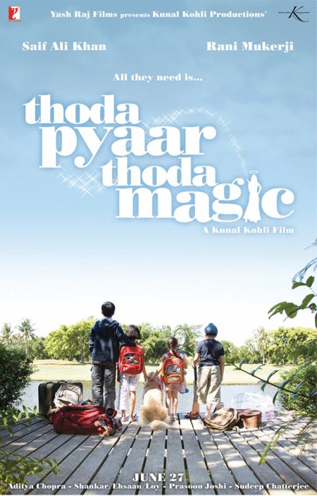 Hindi poster of the movie Thoda Pyaar Thoda Magic