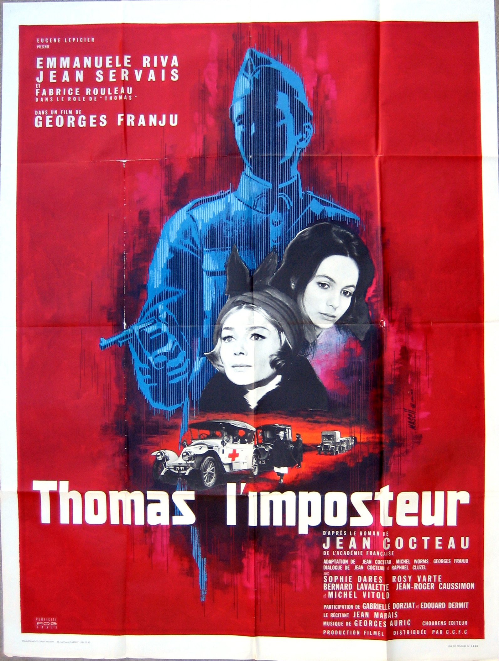 L'affiche du film Thomas l'imposteur