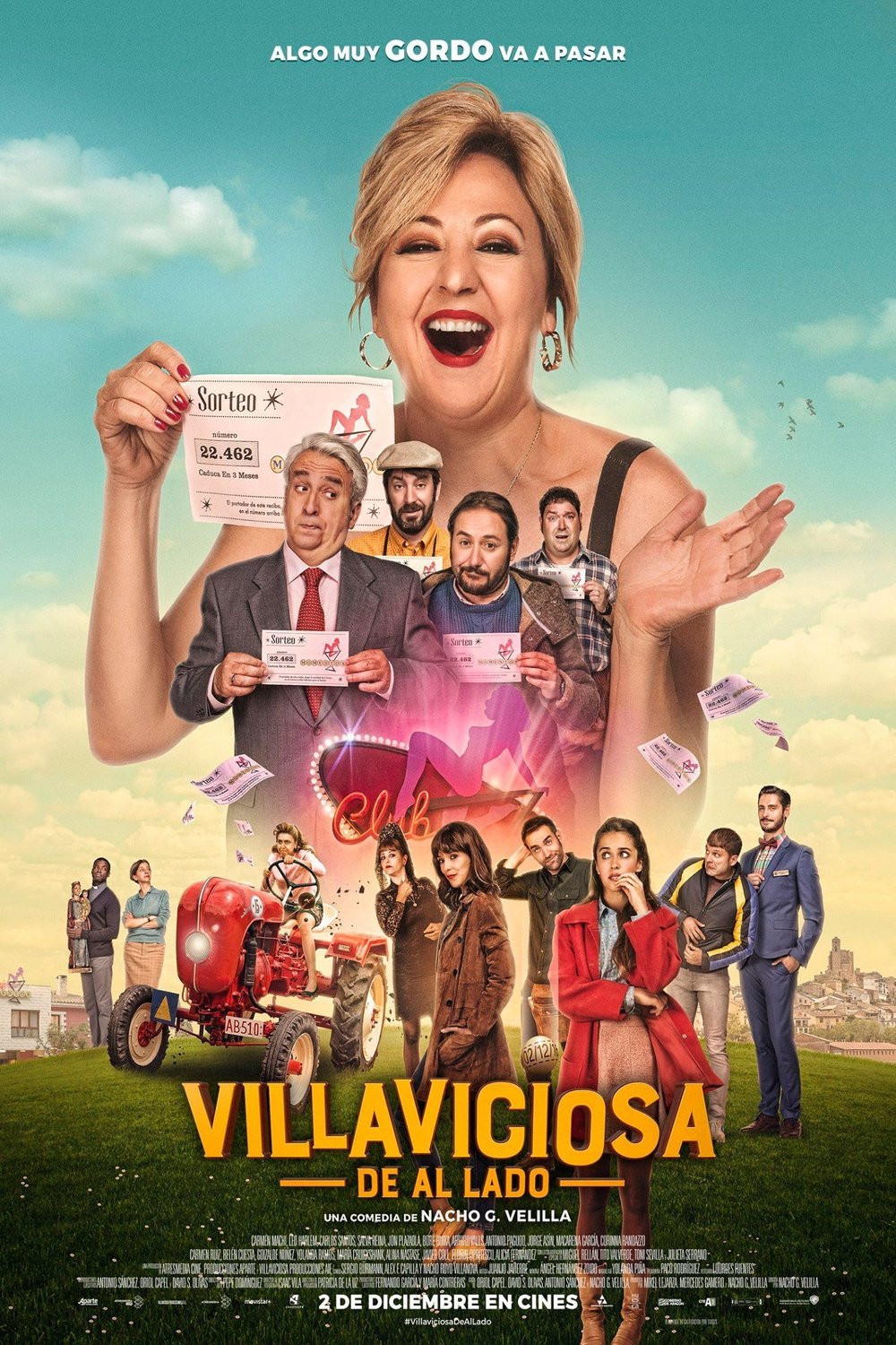 Spanish poster of the movie Villaviciosa de al lado