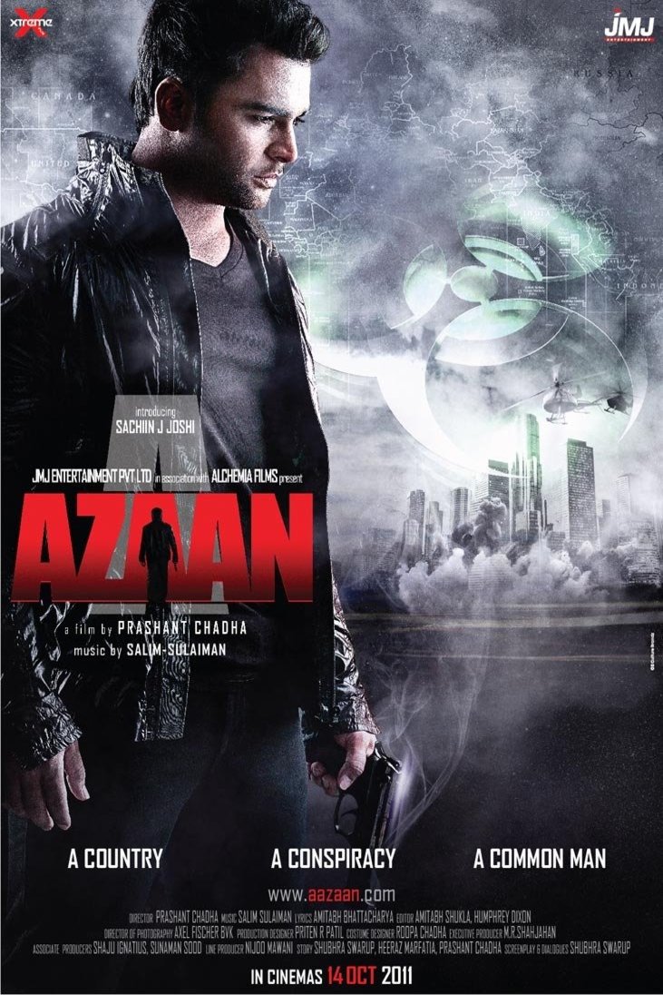 L'affiche originale du film Aazaan en Hindi