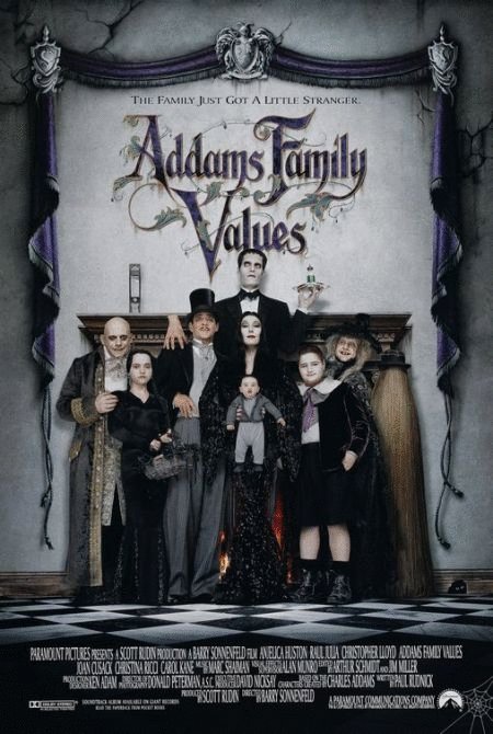 L'affiche du film Addams Family Values