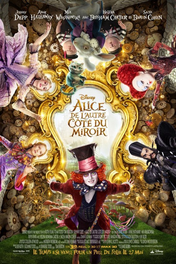 L'affiche du film Alice de l'autre côté du miroir