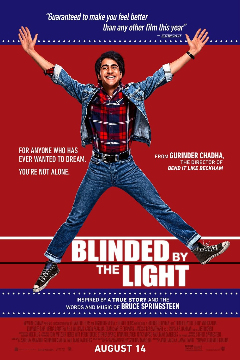 L'affiche du film Blinded by the Light