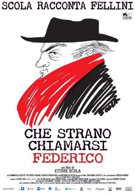 Italian poster of the movie Che strano chiamarsi Federico