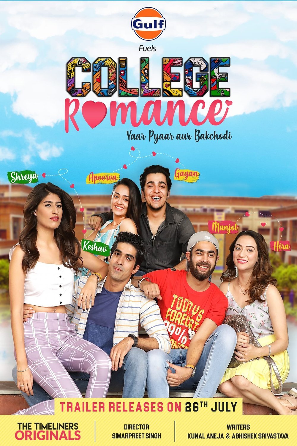 L'affiche originale du film College Romance en Hindi