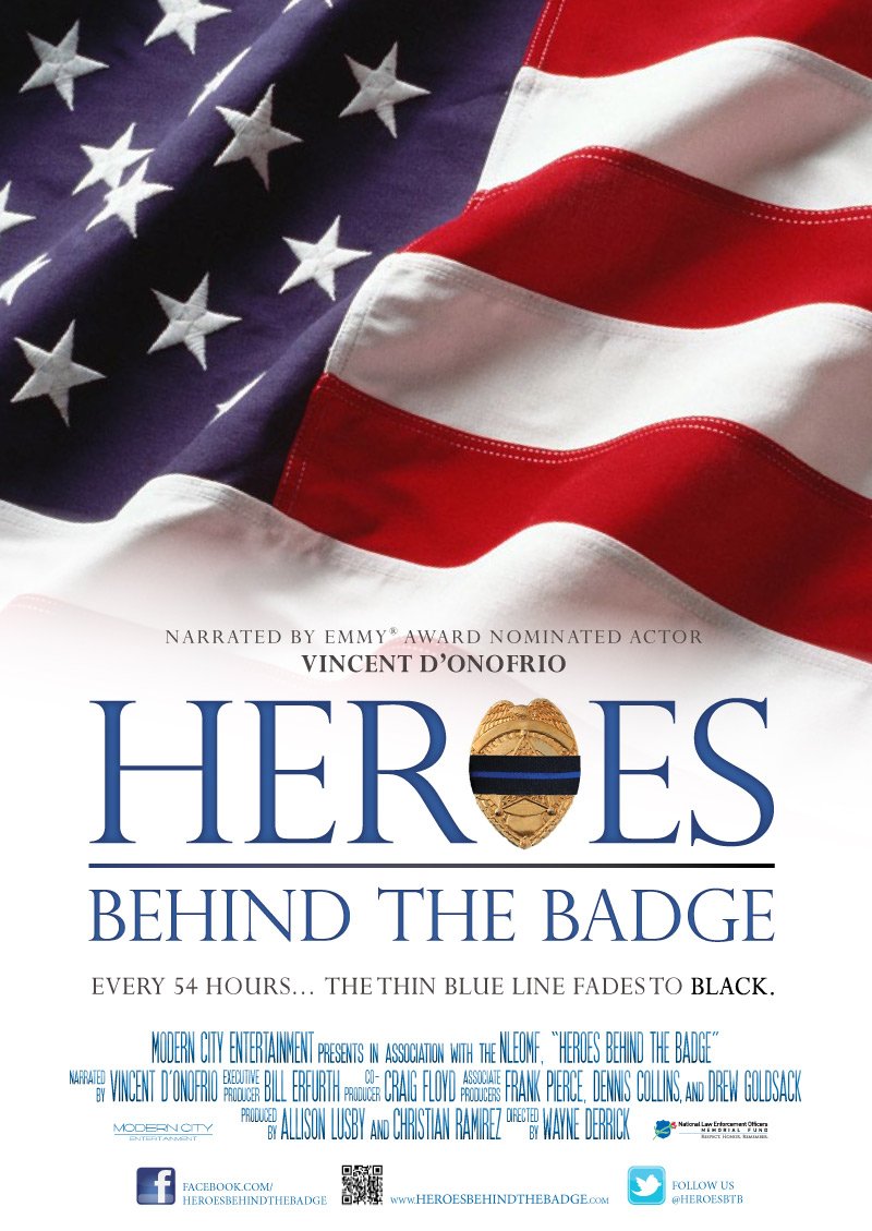 L'affiche du film Heroes Behind the Badge