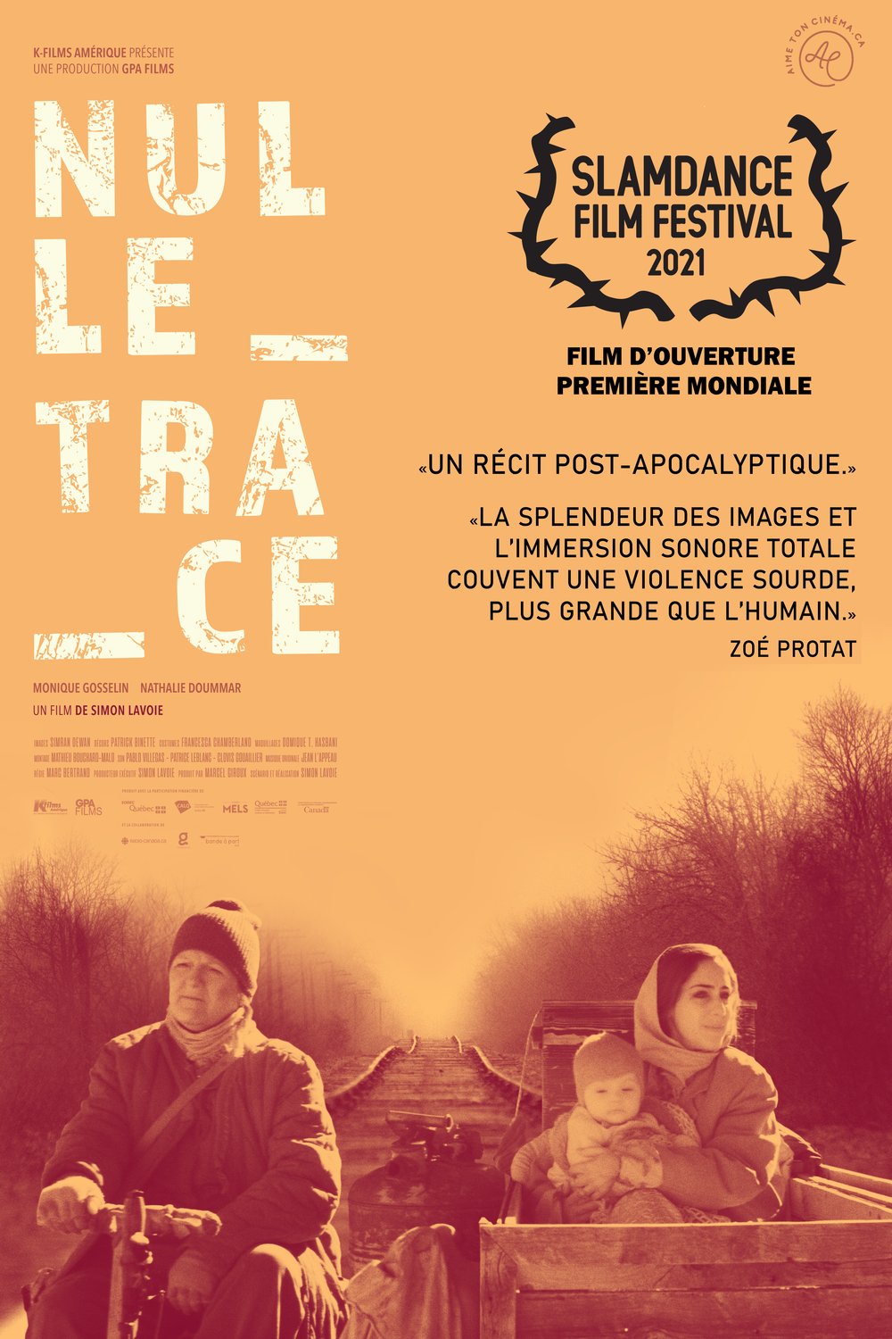 L'affiche du film No Trace