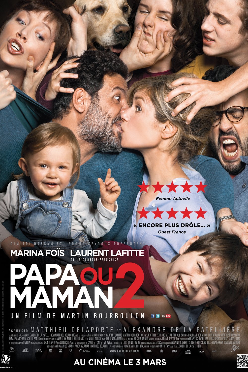 L'affiche du film Papa ou maman 2 [2016]