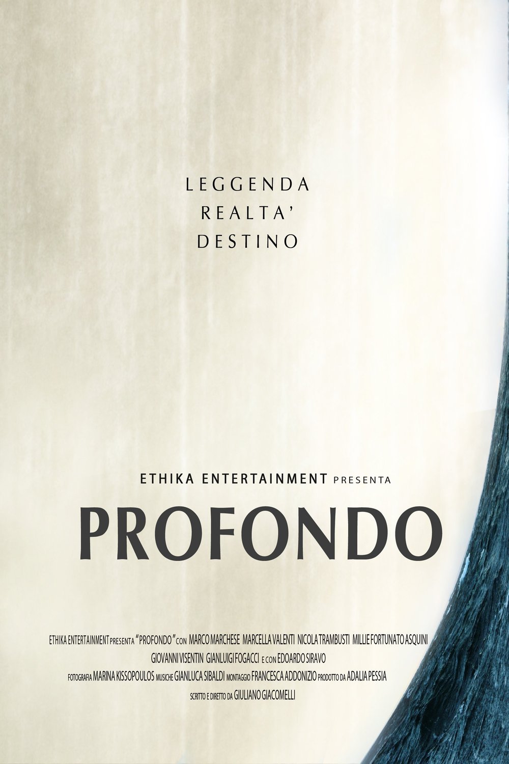 L'affiche originale du film Profondo en italien