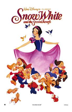 L'affiche du film Snow White and the Seven Dwarfs