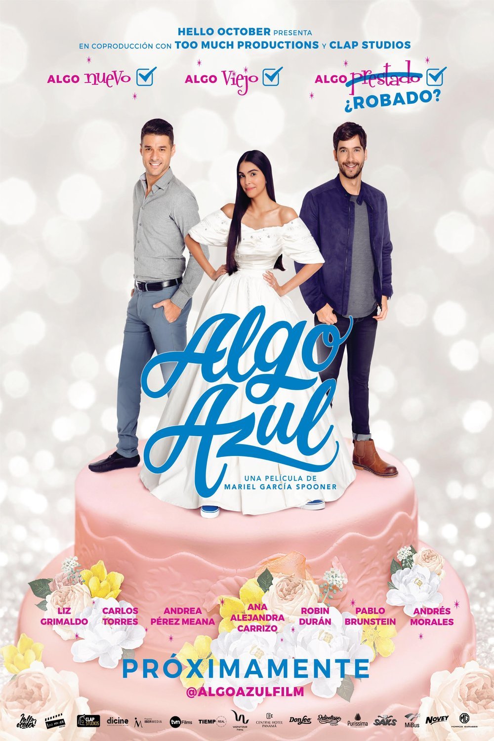 L'affiche originale du film Algo Azul en espagnol