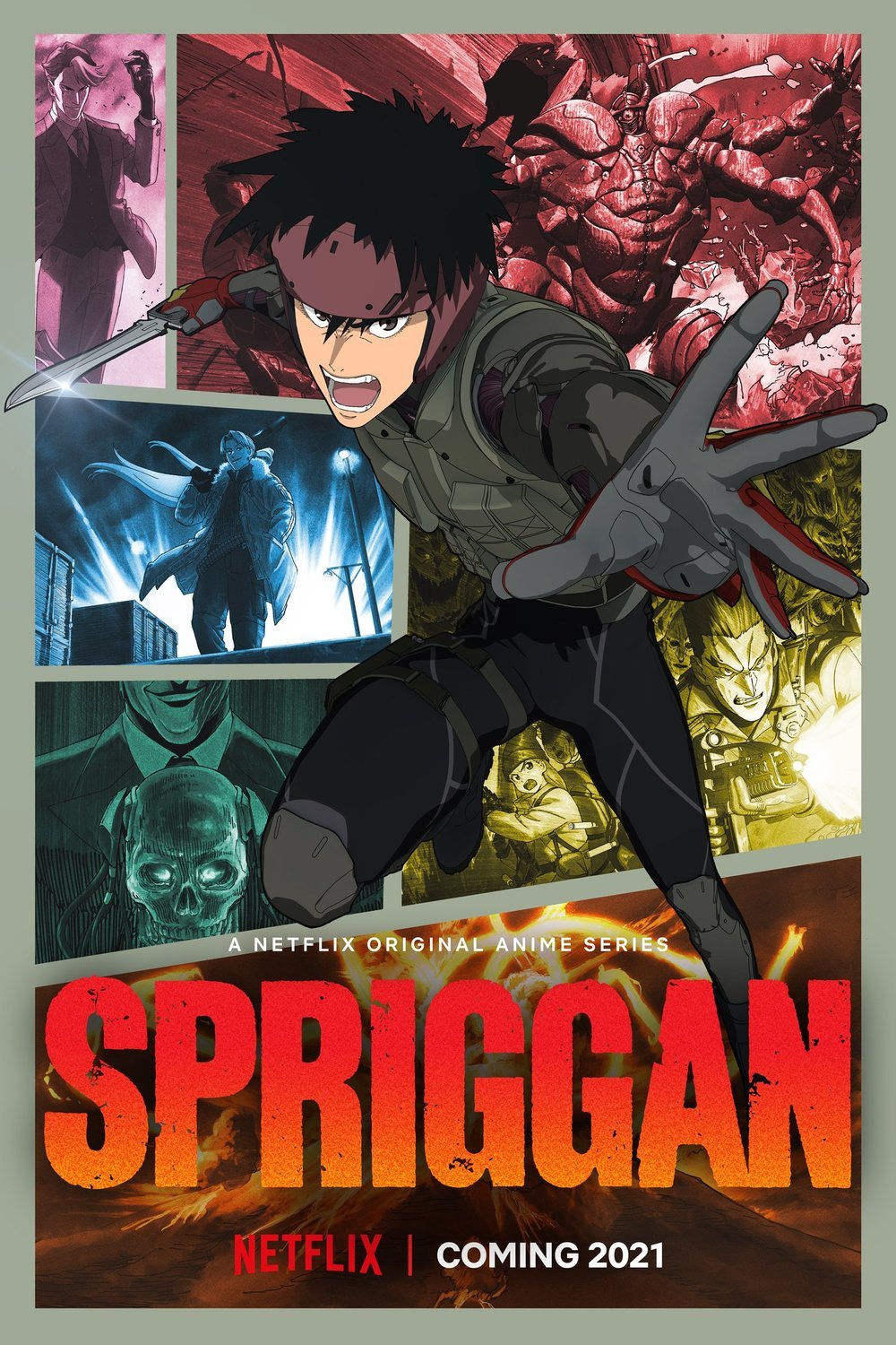 L'affiche originale du film Spriggan en japonais