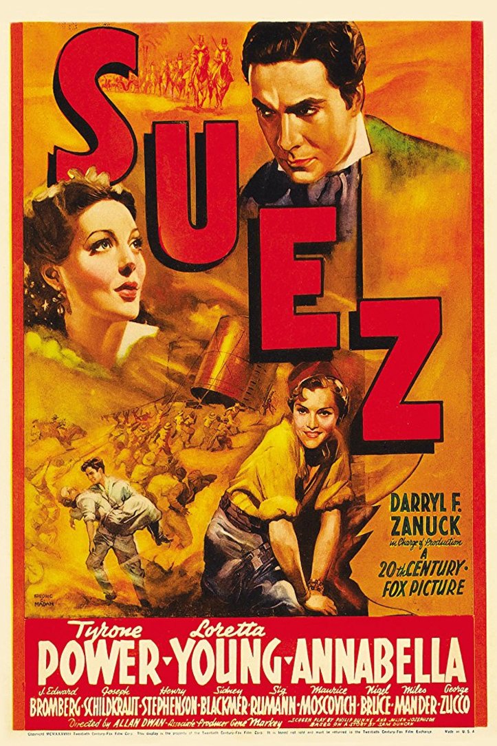 L'affiche du film Suez