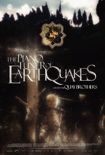 L'affiche originale du film L'Accordeur de tremblements de terre en portugais
