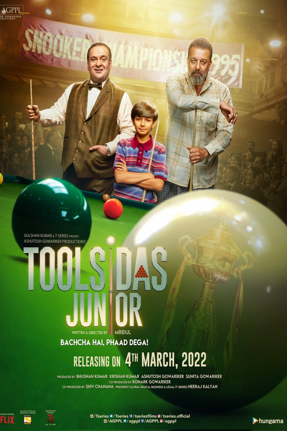 L'affiche originale du film Toolsidas Junior en Hindi
