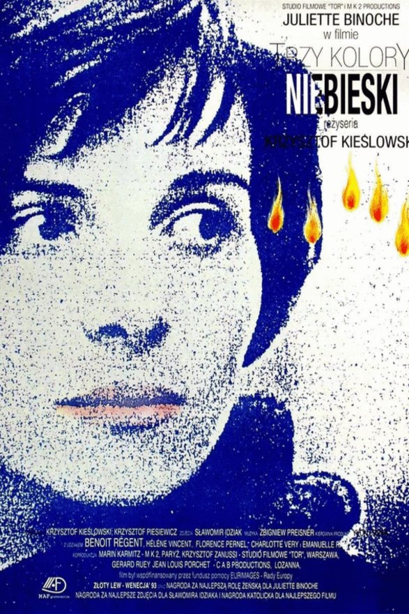 L'affiche du film Trzy kolory: Niebieski