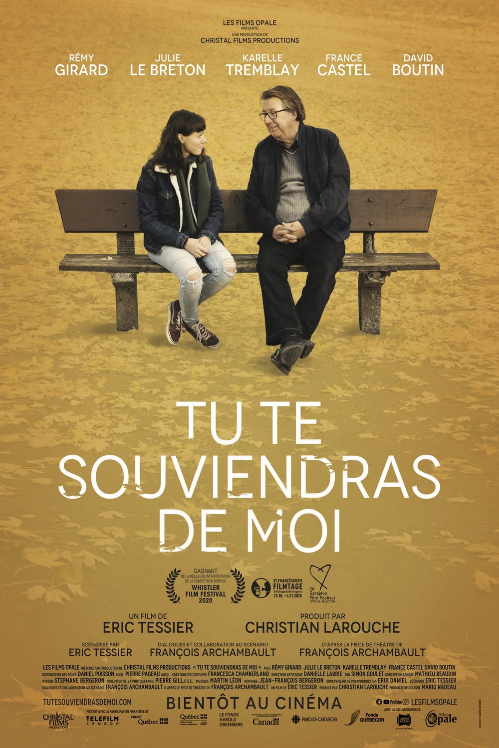 L'affiche du film Tu te souviendras de moi