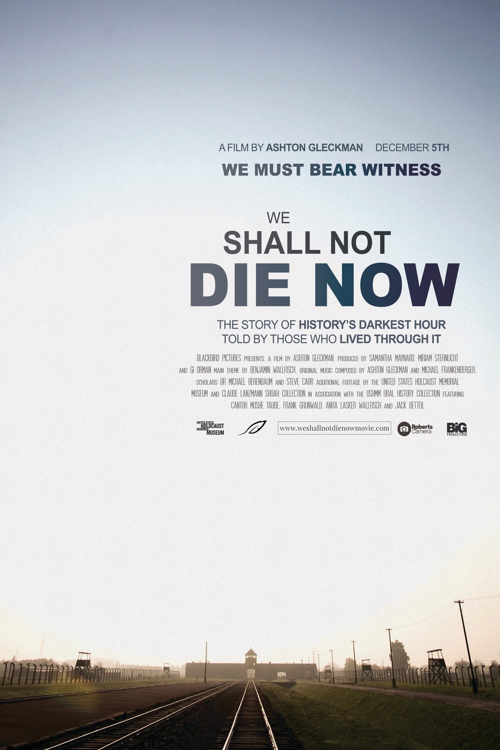 L'affiche du film We Shall Not Die Now