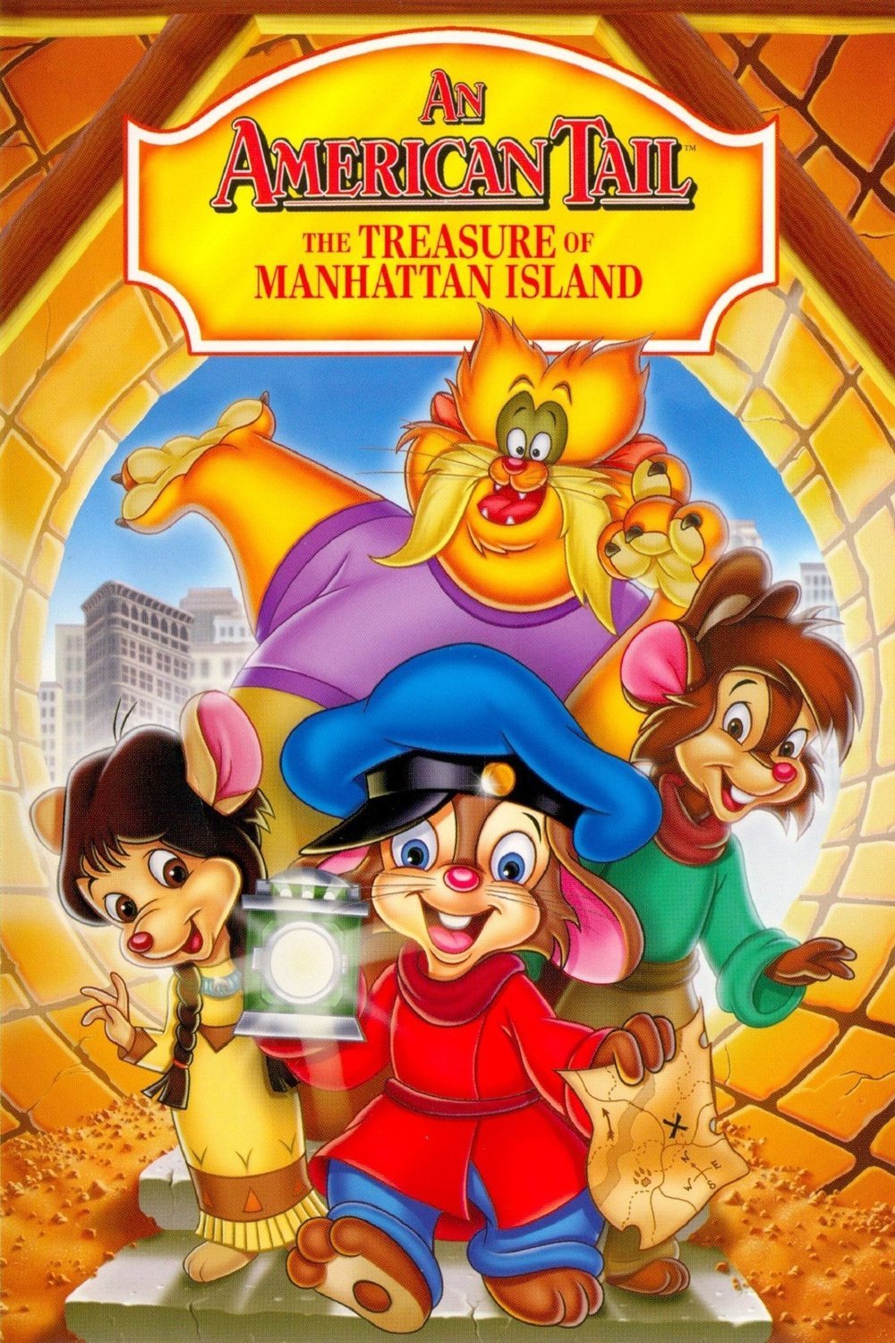 L'affiche du film An American Tail: The Treasure of Manhattan Island