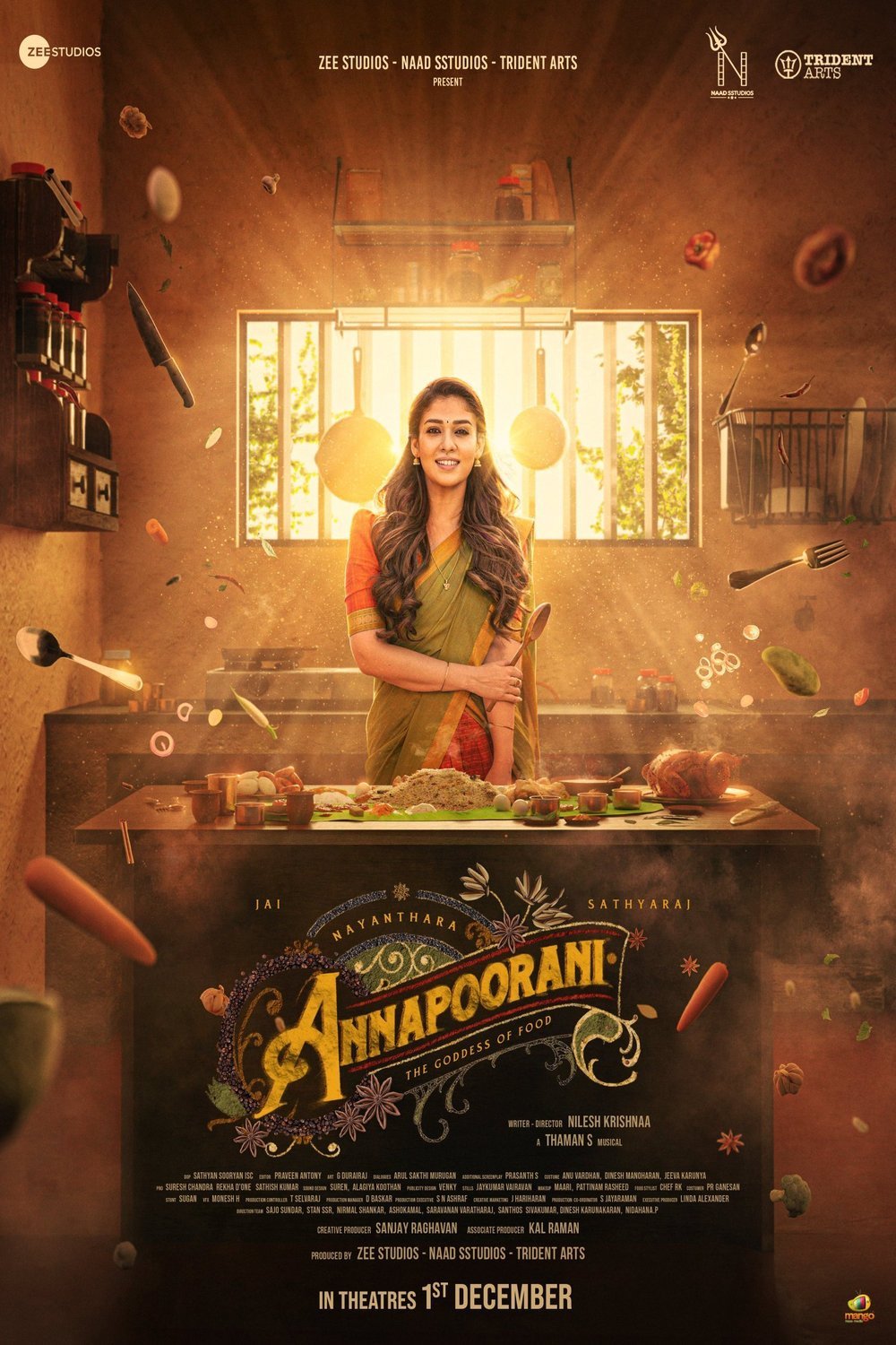 L'affiche du film Annapoorani: The Goddess of Food [2023]