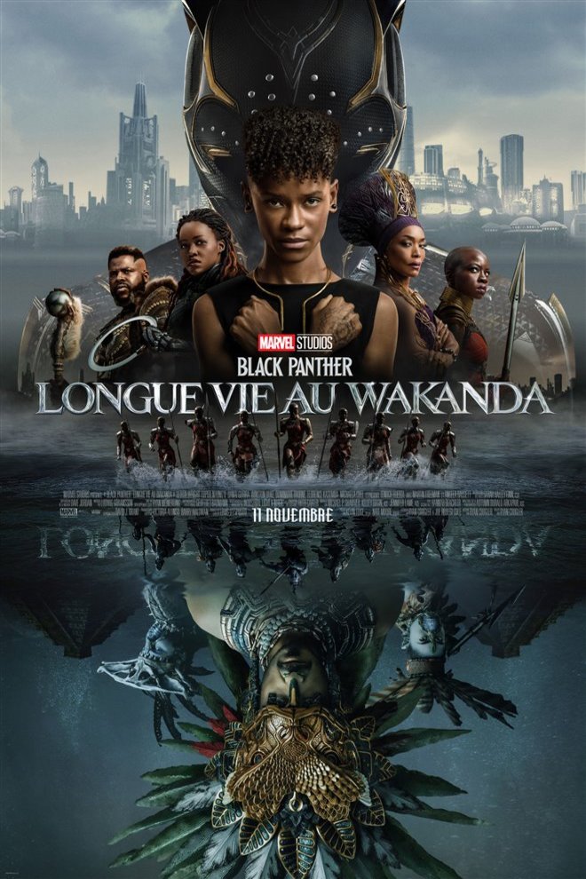 L'affiche du film Black Panther: Longue vie au Wakanda