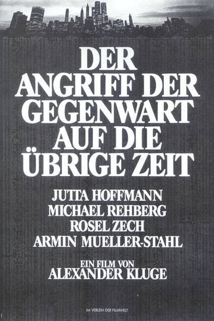 L'affiche originale du film Der Angriff der Gegenwart auf die übrige Zeit en allemand