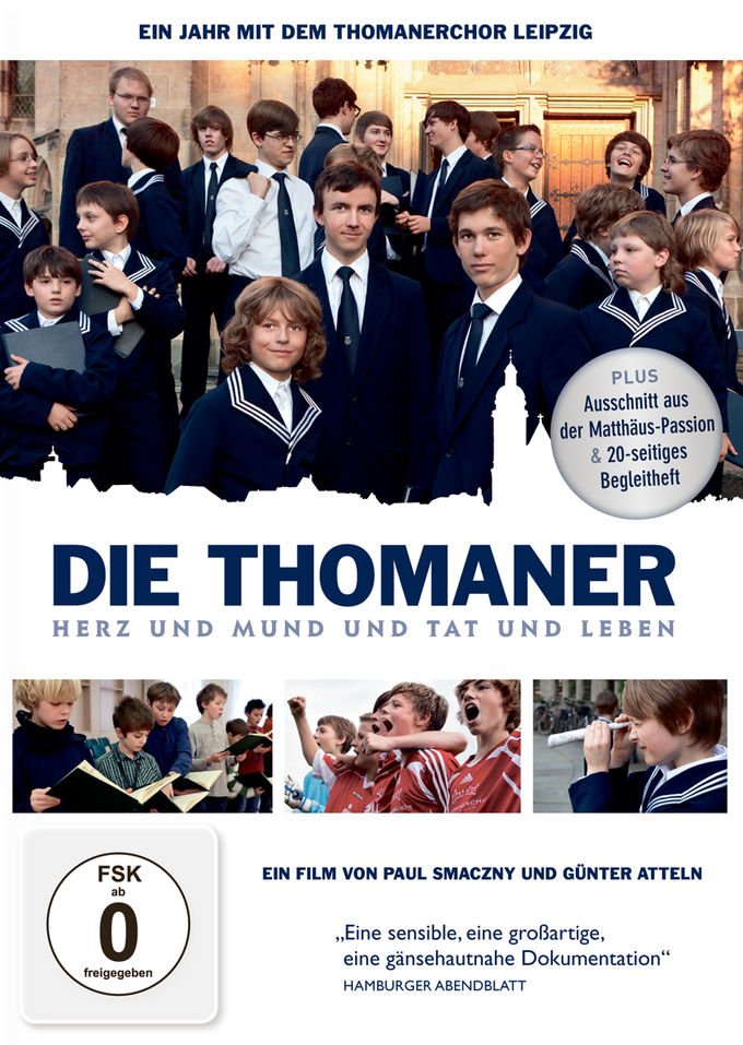 German poster of the movie Die Thomaner: A Year In The Life of St-Thomas Boys Choir Leipzig