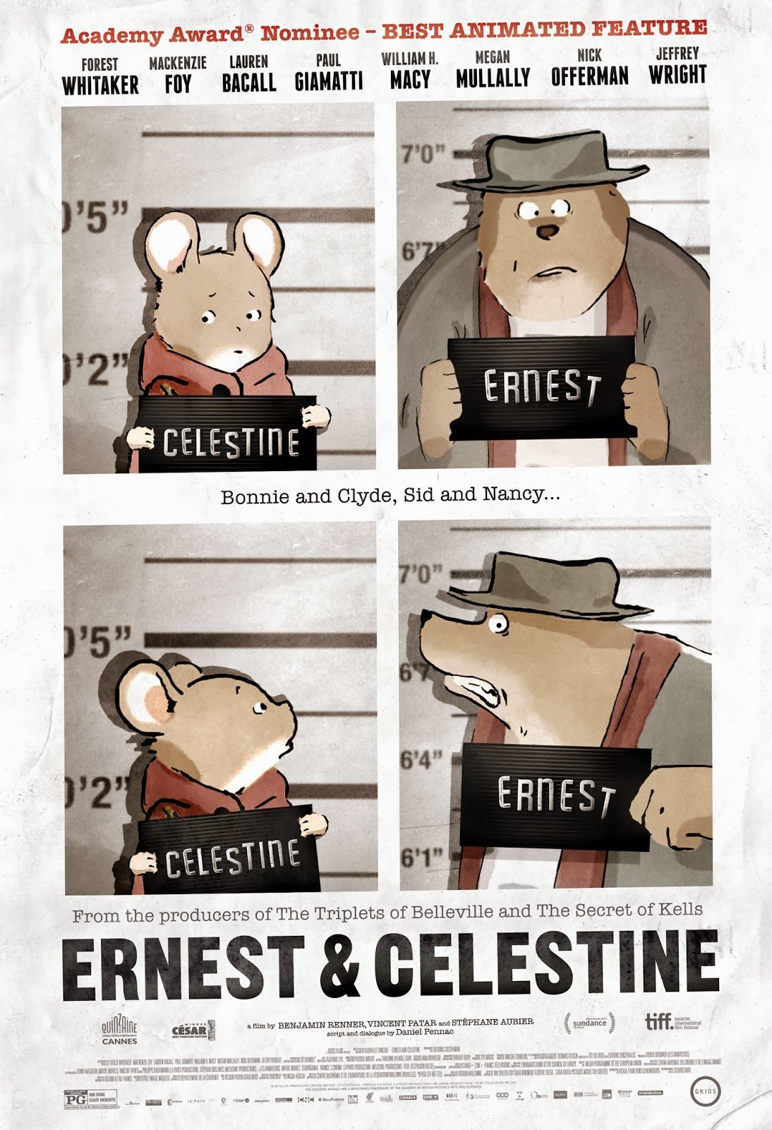 L'affiche du film Ernest & Celestine