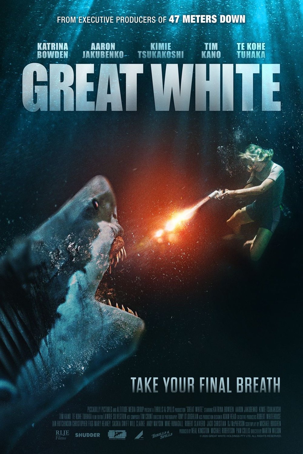 L'affiche du film Great White