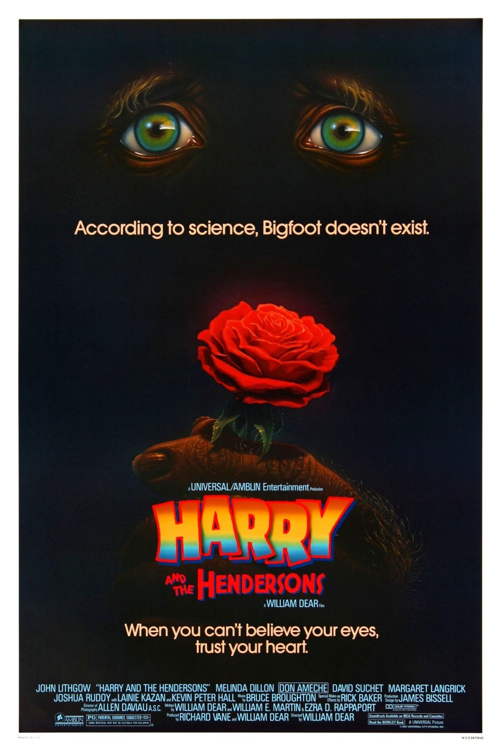 L'affiche du film Harry et les Henderson