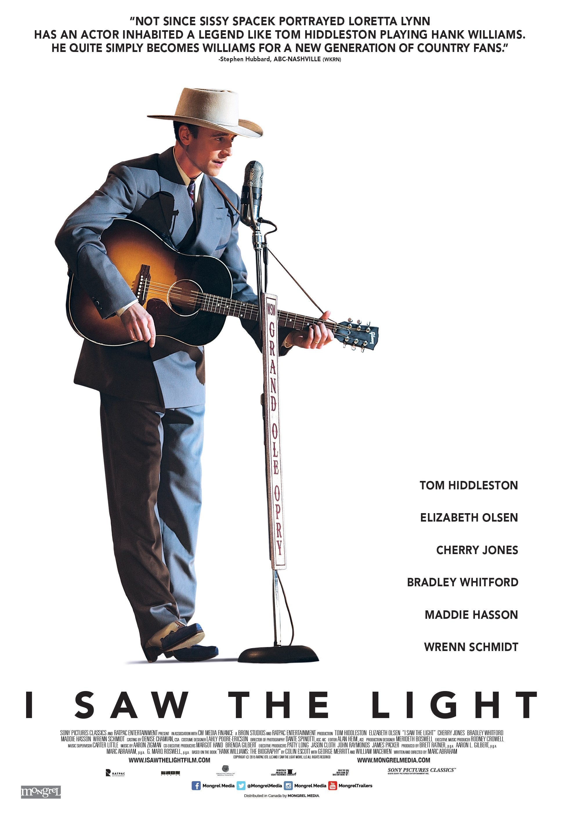 Poster of the movie I Saw the Light [2015]