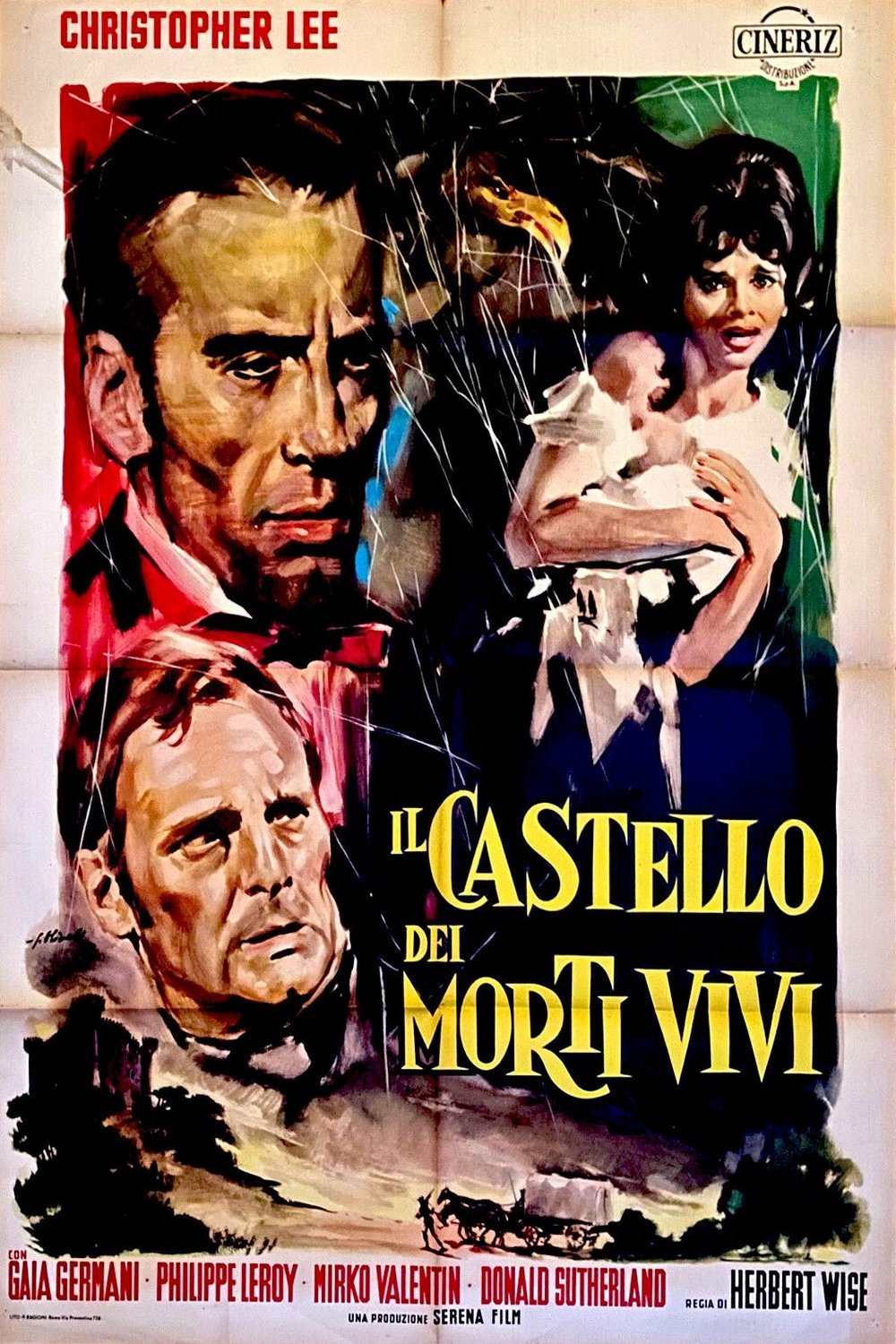 L'affiche originale du film Castle of the Living Dead en italien