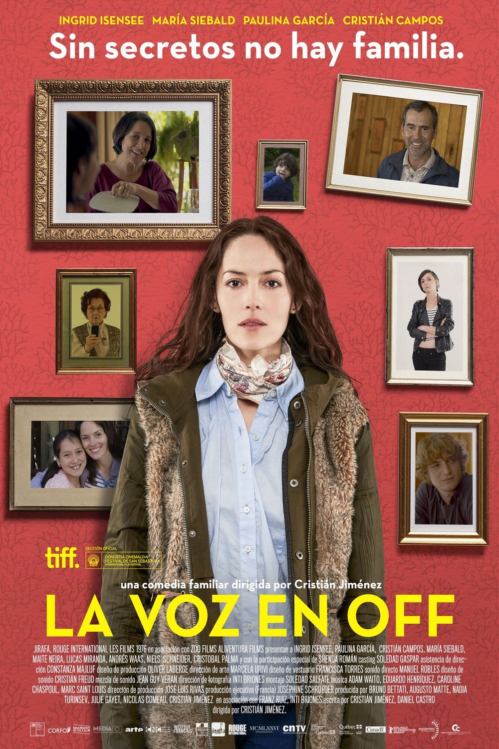 Spanish poster of the movie La Voz en off