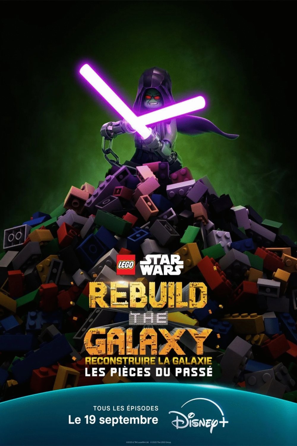 L'affiche du film LEGO Star Wars: Reconstruire la galaxie - Pièces du passé