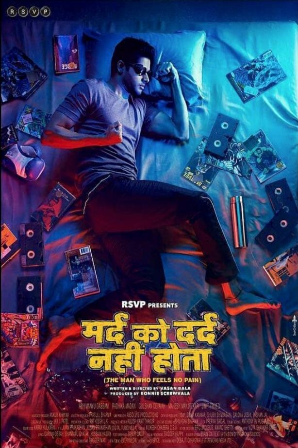 L'affiche originale du film The Man who feels no pain en Hindi