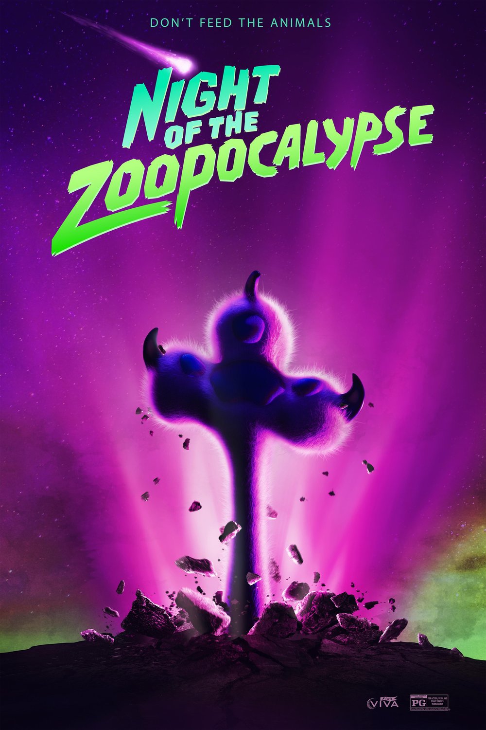 L'affiche du film Night of the Zoopocalypse