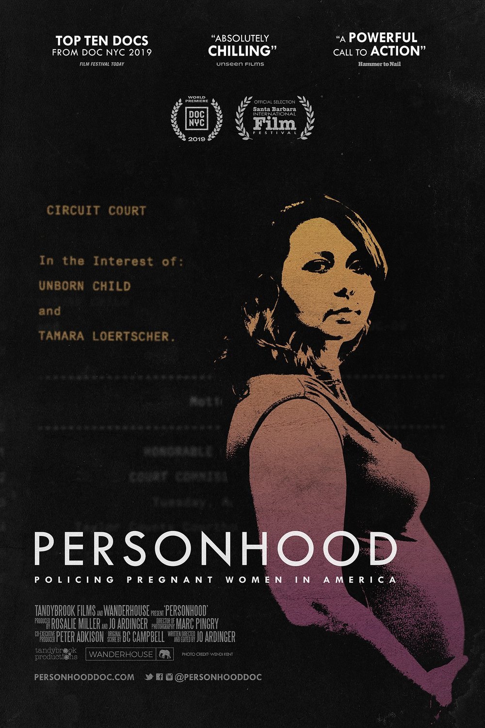 L'affiche du film Personhood: Policing Pregnant Women in America