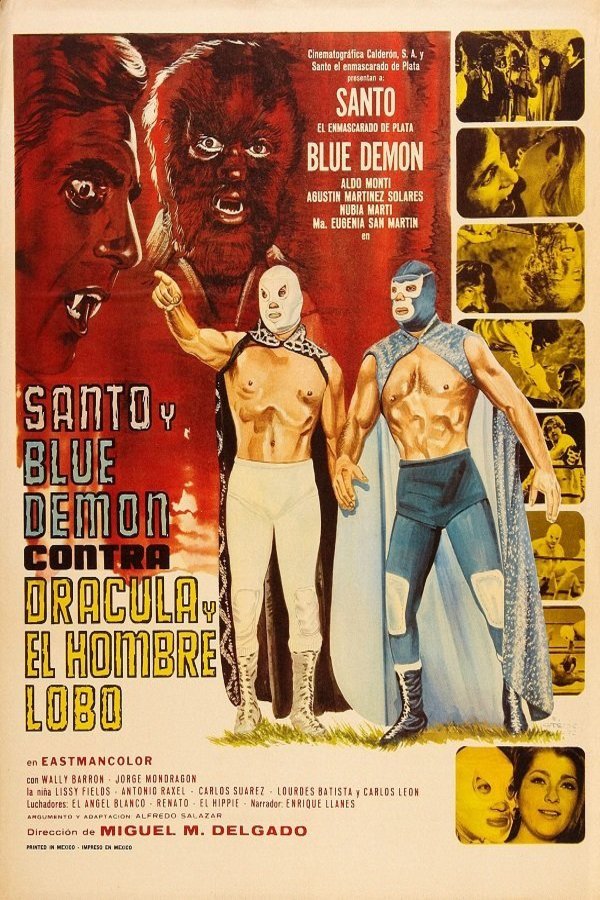 Poster of the movie Santo y Blue Demon vs Dracula y el Hombre Lobo [1973]