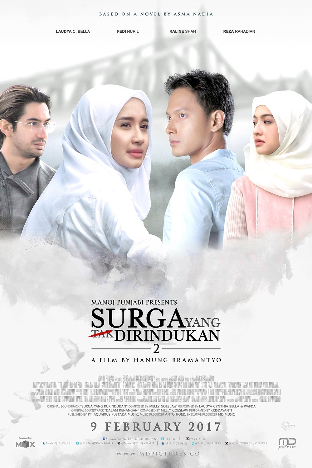 L'affiche originale du film Surga Yang Tak Dirindukan 2 en Indonésien