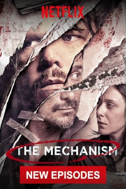 Portuguese poster of the movie The Mechanism