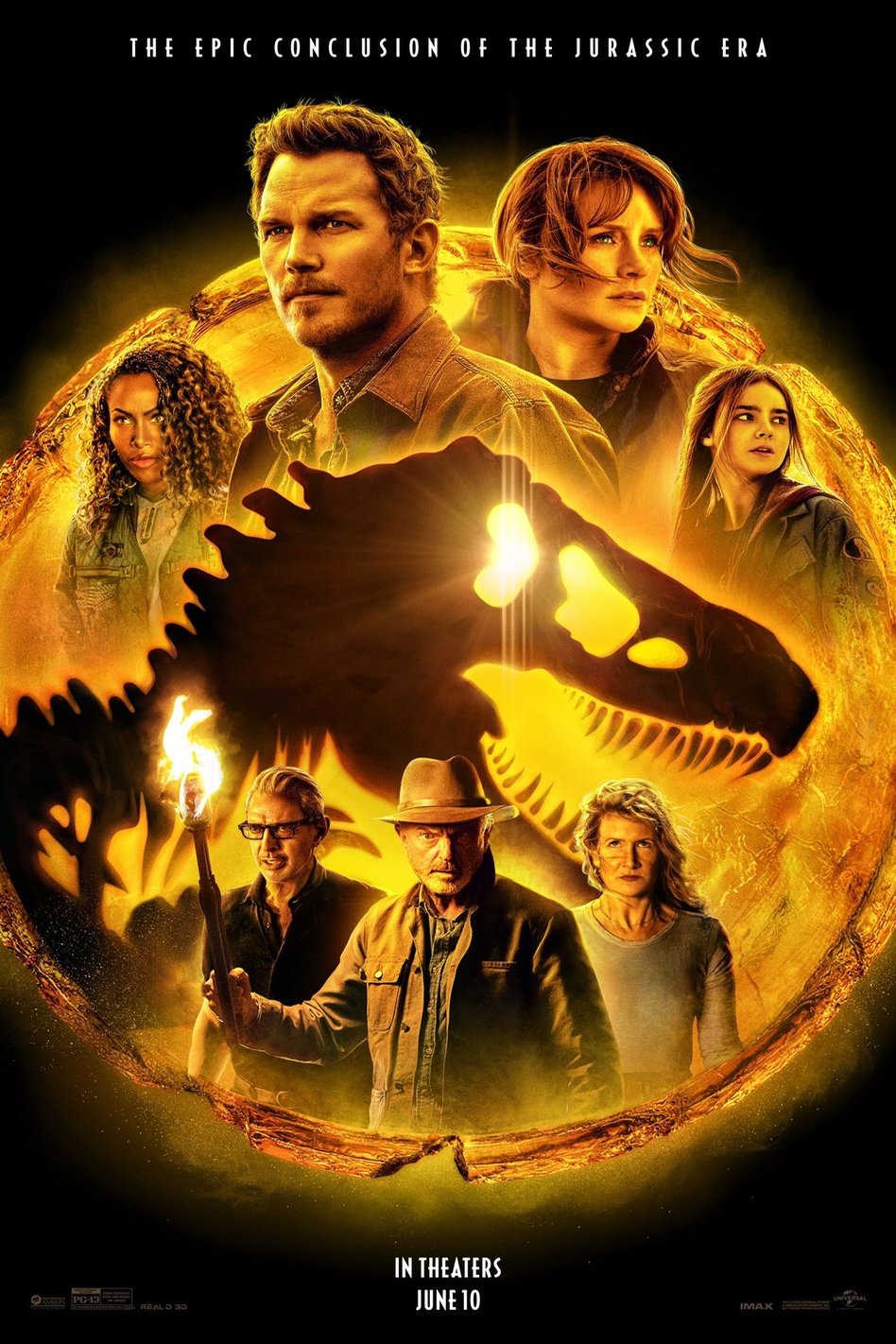L'affiche du film Jurassic World Dominion