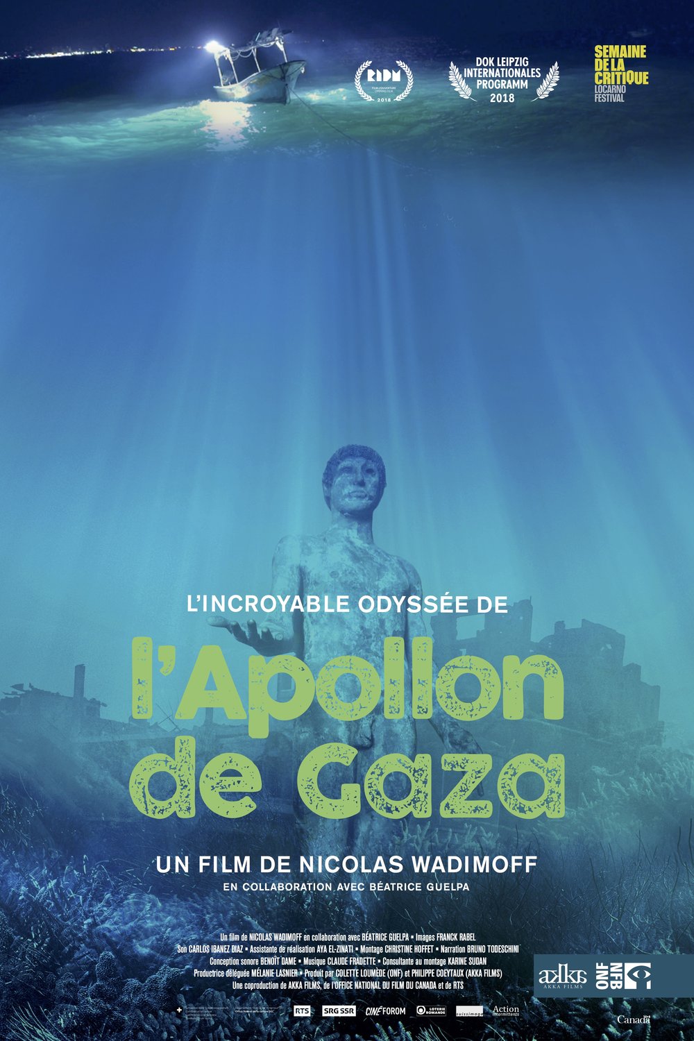 L'affiche du film L'Apollon de Gaza