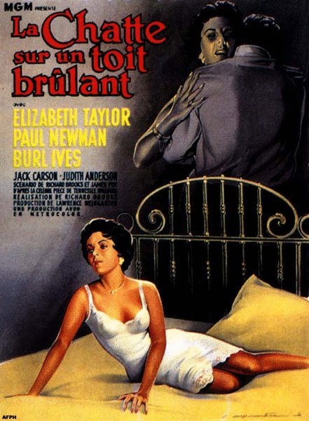 Poster of the movie La Chatte sur un toit brûlant