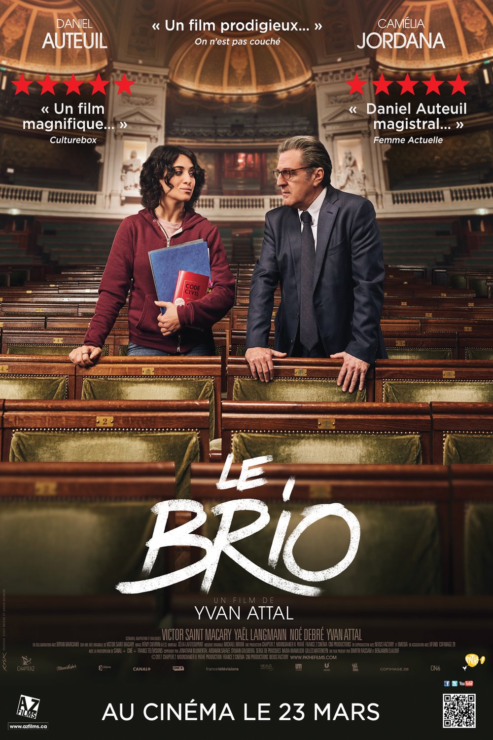L'affiche du film Le Brio