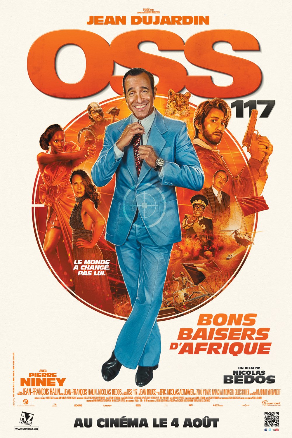 L'affiche du film Oss 117: Bons baisers d'Afrique