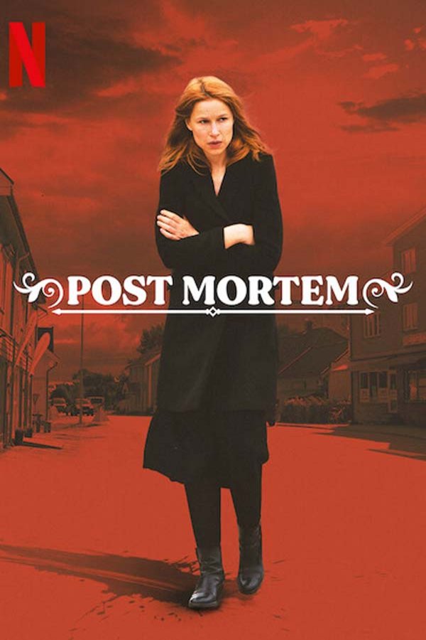 Norwegian poster of the movie Post Mortem: No One Dies in Skarnes
