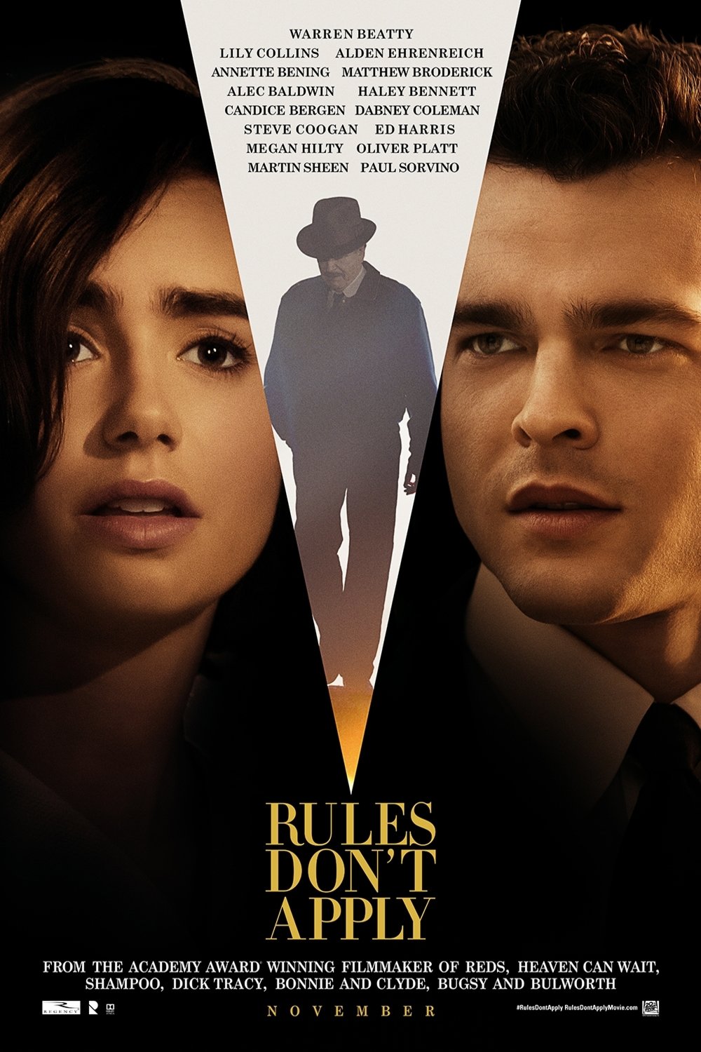L'affiche du film Rules Don't Apply