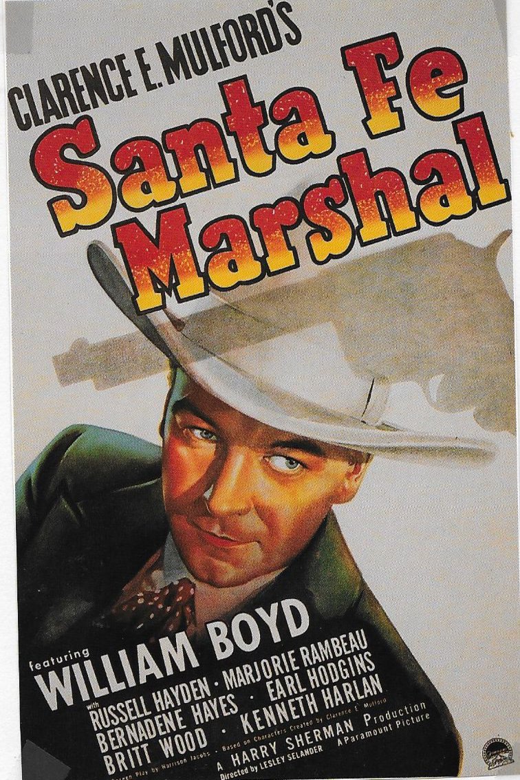L'affiche du film Santa Fe Marshal