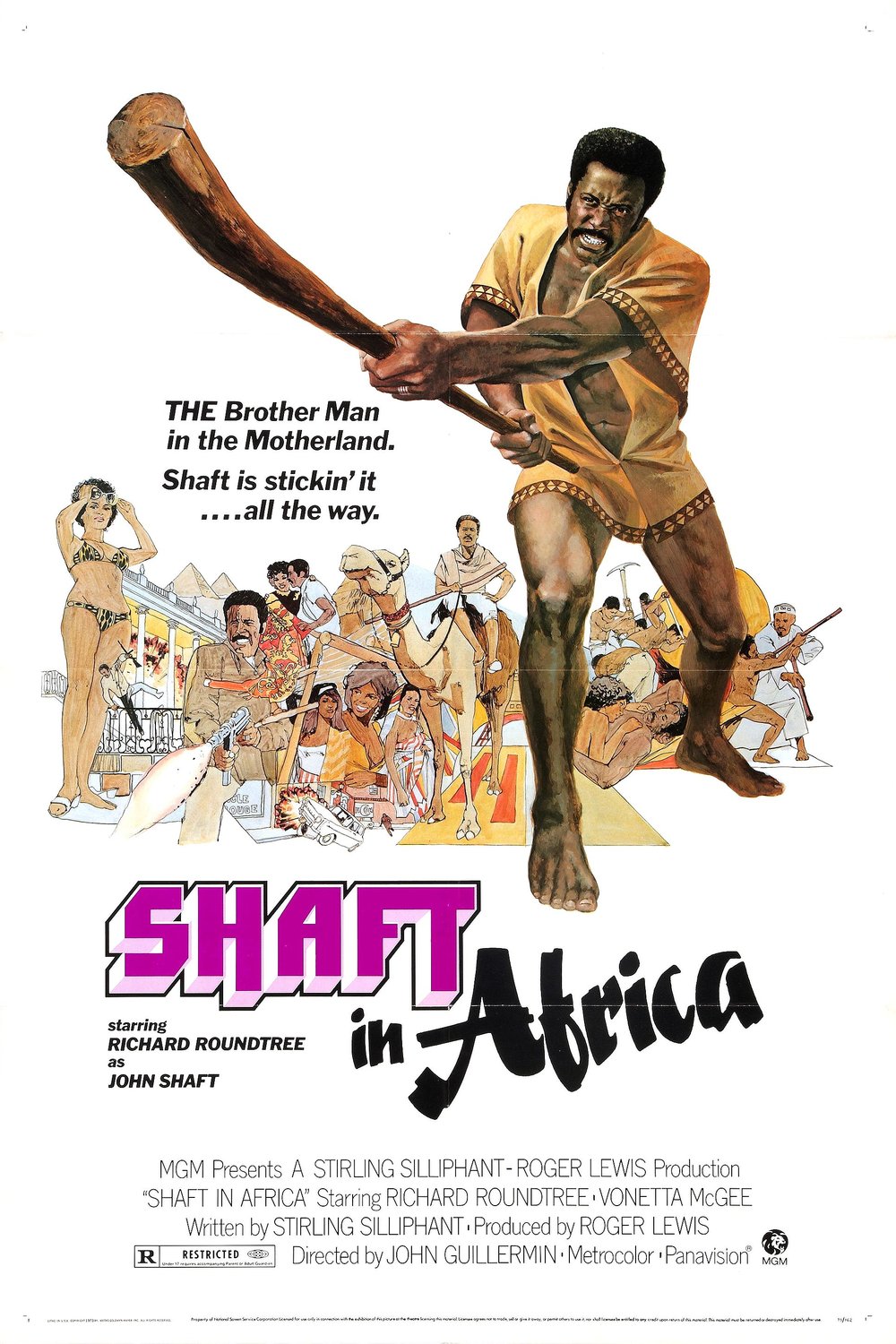 L'affiche du film Shaft in Africa