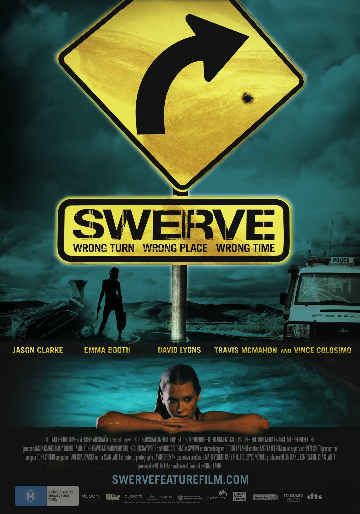 L'affiche du film Swerve